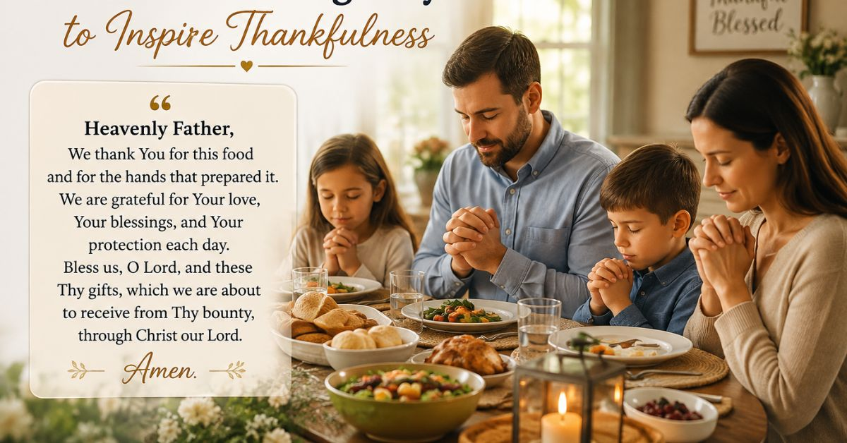 best meal blessing prayer