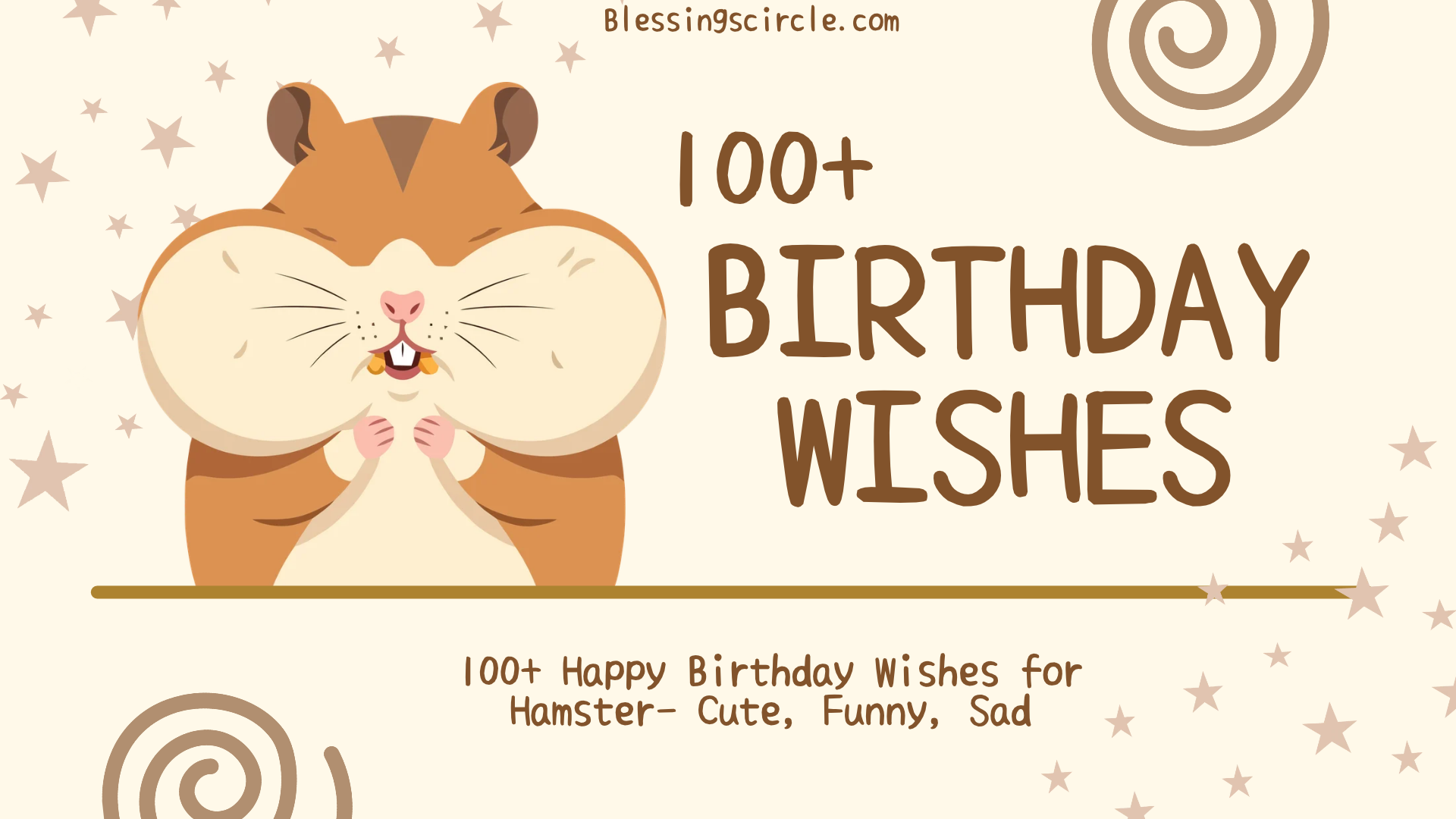 100+ Happy Birthday Wishes for Hamster- Cute, Funny, Sad
