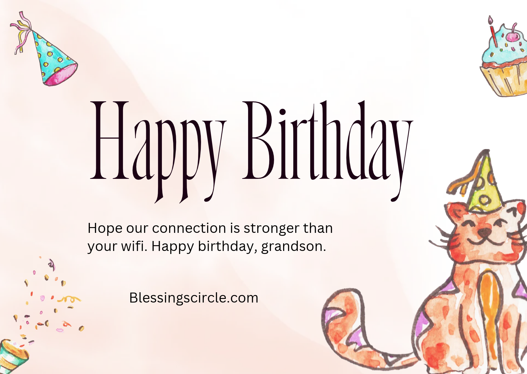 Funny Birthday Wishes for Grandson